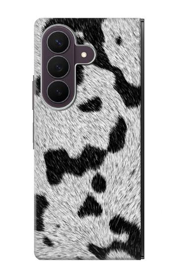 S2170 牛毛皮テクスチャグラフィックプリント Cow Fur Texture Graphic Printed Samsung Galaxy Z Fold 8 Ultra バックケース、フリップケース・カバー