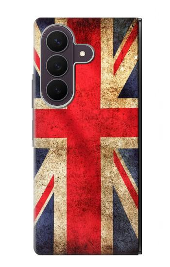 S2303 英国ヴィンテージ国旗 British UK Vintage Flag Samsung Galaxy Z Fold 8 Ultra バックケース、フリップケース・カバー