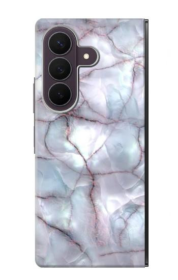 S2316 ダークブルーマーブルグラフィック Dark Blue Marble Texture Graphic Print Samsung Galaxy Z Fold 8 Ultra バックケース、フリップケース・カバー