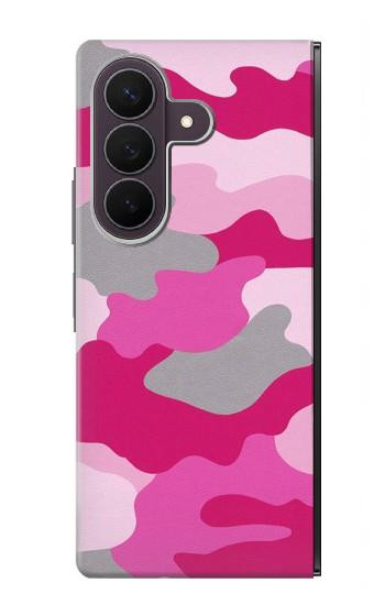 S2525 ンク迷彩 Pink Camo Camouflage Samsung Galaxy Z Fold 8 Ultra バックケース、フリップケース・カバー