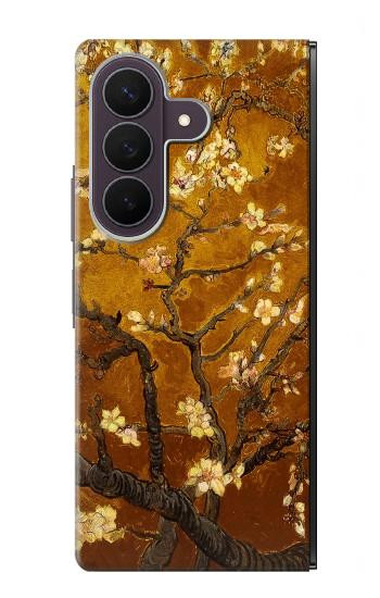 S2663 黄開花アーモンドの木 フィンセント・ファン・ゴッホ Yellow Blossoming Almond Tree Van Gogh Samsung Galaxy Z Fold 8 Ultra バックケース、フリップケース・カバー