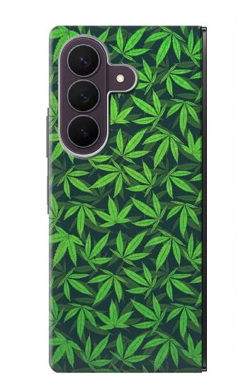 S2666 マリファナ柄 Marijuana Pattern Samsung Galaxy Z Fold 8 Ultra バックケース、フリップケース・カバー