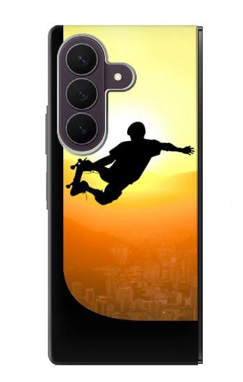 S2676 エクストリームスケートボードサンセット Extreme Skateboard Sunset Samsung Galaxy Z Fold 8 Ultra バックケース、フリップケース・カバー