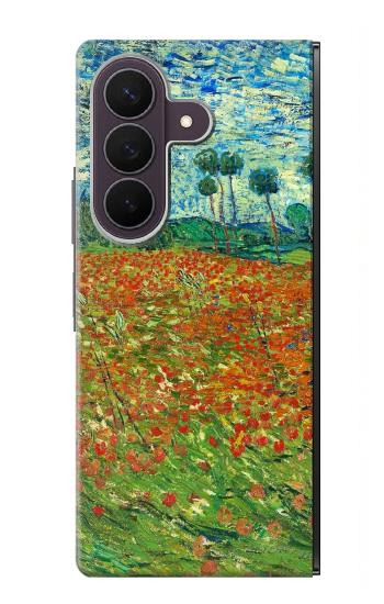 S2681 フィールドポピーのヴィンセント・ヴァン・ゴッホ Field Of Poppies Vincent Van Gogh Samsung Galaxy Z Fold 8 Ultra バックケース、フリップケース・カバー