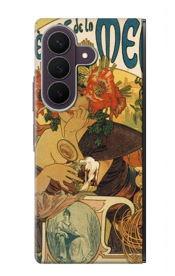 S2740 アルフォンス・ミュシャ Alphonse Mucha Bieres De La Muse Samsung Galaxy Z Fold 8 Ultra バックケース、フリップケース・カバー
