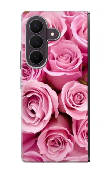 S2943 ピンクローズ Pink Rose Samsung Galaxy Z Fold 8 Ultra バックケース、フリップケース・カバー