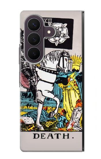 S3008 タロットカード 死神 Tarot Card Death Samsung Galaxy Z Fold 8 Ultra バックケース、フリップケース・カバー