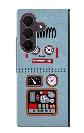 S3040 レトロロボット玩具 Retro Robot Toy Samsung Galaxy Z Fold 8 Ultra バックケース、フリップケース・カバー