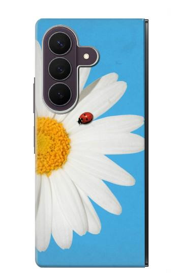 S3043 ビンテージ デイジー 天道虫 Vintage Daisy Ladybug Samsung Galaxy Z Fold 8 Ultra バックケース、フリップケース・カバー