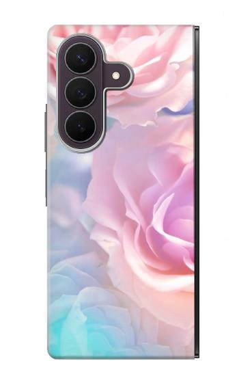 S3050 ヴィンテージパステルの花 Vintage Pastel Flowers Samsung Galaxy Z Fold 8 Ultra バックケース、フリップケース・カバー