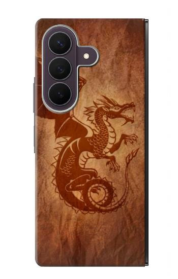 S3086 レッド・ドラゴン Red Dragon Tattoo Samsung Galaxy Z Fold 8 Ultra バックケース、フリップケース・カバー