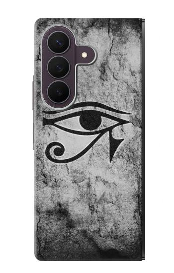 S3108 太陽神 ホルスの目 Sun Eye Of Horus Samsung Galaxy Z Fold 8 Ultra バックケース、フリップケース・カバー