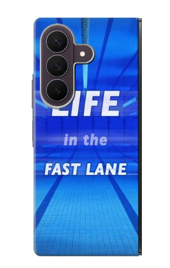 S3136 ファストレーンの生活 スイミングプール Life in the Fast Lane Swimming Pool Samsung Galaxy Z Fold 8 Ultra バックケース、フリップケース・カバー