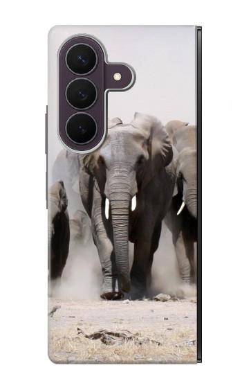S3142 アフリカゾウ African Elephant Samsung Galaxy Z Fold 8 Ultra バックケース、フリップケース・カバー