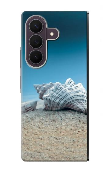 S3213 海 海の貝殻 Sea Shells Under the Sea Samsung Galaxy Z Fold 8 Ultra バックケース、フリップケース・カバー