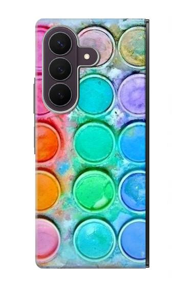 S3235 水彩ミキシング Watercolor Mixing Samsung Galaxy Z Fold 8 Ultra バックケース、フリップケース・カバー