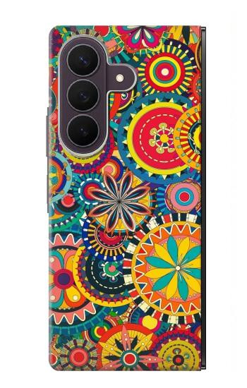 S3272 カラフルなパターン Colorful Pattern Samsung Galaxy Z Fold 8 Ultra バックケース、フリップケース・カバー