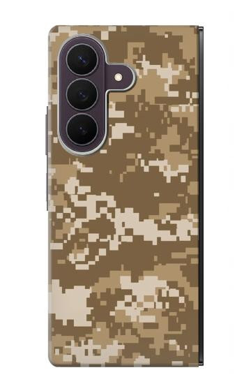 S3294 陸軍砂漠タンコヨーテカモ迷彩 Army Desert Tan Coyote Camo Camouflage Samsung Galaxy Z Fold 8 Ultra バックケース、フリップケース・カバー