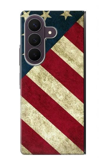 S3295 米国の国旗 US National Flag Samsung Galaxy Z Fold 8 Ultra バックケース、フリップケース・カバー