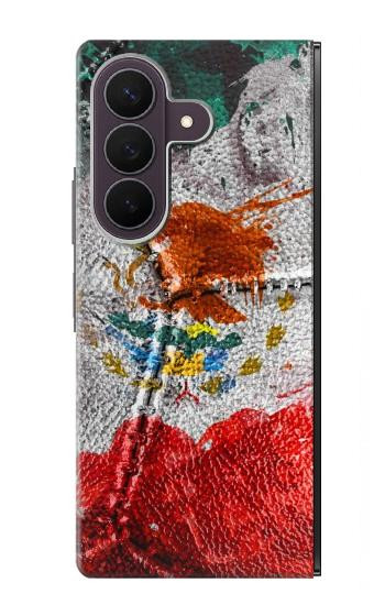 S3314 メキシコの旗Vinatage Foorball Graphic Mexico Flag Vinatage Football Graphic Samsung Galaxy Z Fold 8 Ultra バックケース、フリップケース・カバー