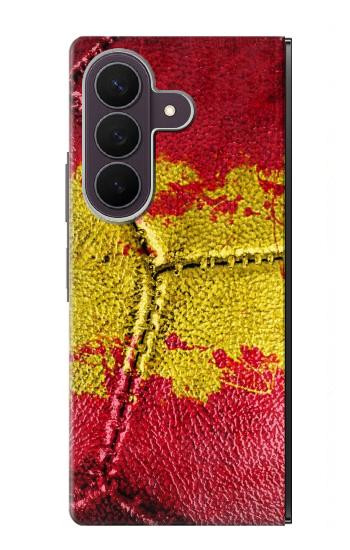 S3315 スペインの旗ビンテージフットボールのグラフィック Spain Flag Vintage Football Graphic Samsung Galaxy Z Fold 8 Ultra バックケース、フリップケース・カバー