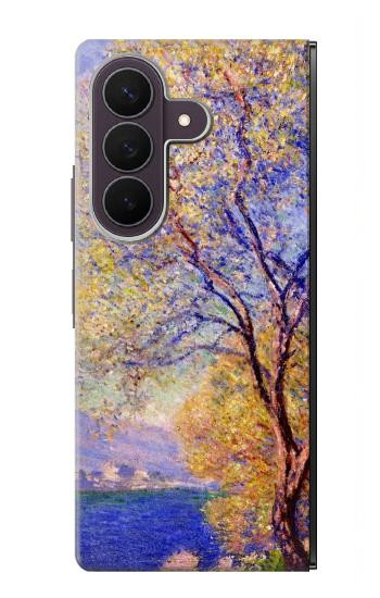 S3339 サリス・ガーデンから見たアンティーブ  クロード・モネ Claude Monet Antibes Seen from the Salis Gardens Samsung Galaxy Z Fold 8 Ultra バックケース、フリップケース・カバー