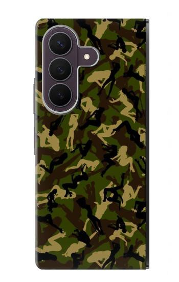 S3356 セクシーガールズカモ 迷彩 Sexy Girls Camo Camouflage Samsung Galaxy Z Fold 8 Ultra バックケース、フリップケース・カバー