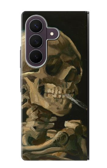 S3358 ヴィンセント・ヴァン・ゴッホ スケルトンタバコ Vincent Van Gogh Skeleton Cigarette Samsung Galaxy Z Fold 8 Ultra バックケース、フリップケース・カバー