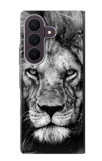 S3372 ライオンの顔 Lion Face Samsung Galaxy Z Fold 8 Ultra バックケース、フリップケース・カバー