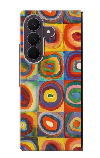 S3409 正方形の同心円 Squares Concentric Circles Samsung Galaxy Z Fold 8 Ultra バックケース、フリップケース・カバー