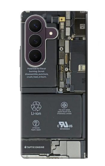 S3467 携帯電話の中のグラフィック Inside Mobile Phone Graphic Samsung Galaxy Z Fold 8 Ultra バックケース、フリップケース・カバー