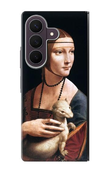 S3471 エルミン・レオナルド・ダ・ヴィンチ Lady Ermine Leonardo da Vinci Samsung Galaxy Z Fold 8 Ultra バックケース、フリップケース・カバー