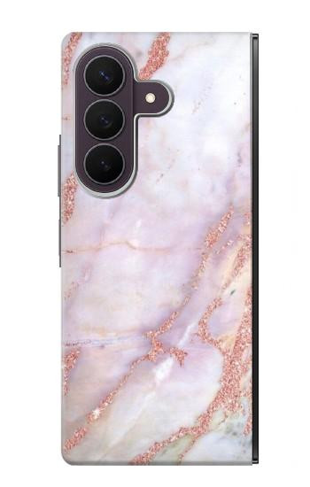 S3482 ピンクの大理石のグラフィックプリント Soft Pink Marble Graphic Print Samsung Galaxy Z Fold 8 Ultra バックケース、フリップケース・カバー