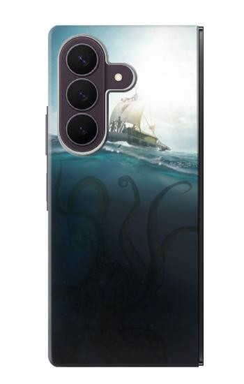 S3540 巨大なタコ Giant Octopus Samsung Galaxy Z Fold 8 Ultra バックケース、フリップケース・カバー