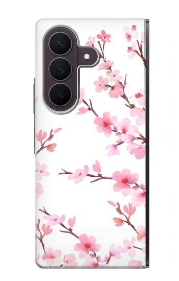 S3707 ピンクの桜の春の花 Pink Cherry Blossom Spring Flower Samsung Galaxy Z Fold 8 Ultra バックケース、フリップケース・カバー