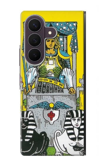 S3739 タロットカード戦車 Tarot Card The Chariot Samsung Galaxy Z Fold 8 Ultra バックケース、フリップケース・カバー