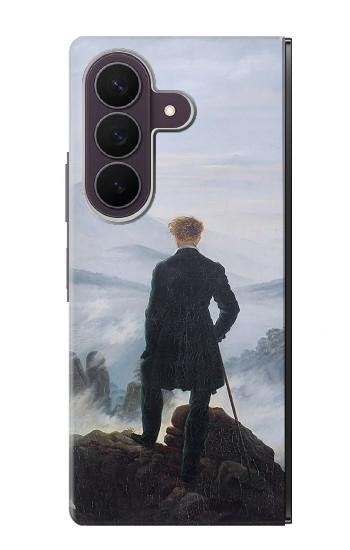S3789 霧の海の上の放浪者 Wanderer above the Sea of Fog Samsung Galaxy Z Fold 8 Ultra バックケース、フリップケース・カバー