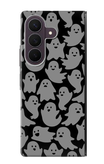 S3835 かわいいゴーストパターン Cute Ghost Pattern Samsung Galaxy Z Fold 8 Ultra バックケース、フリップケース・カバー