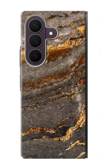 S3886 灰色の大理石の岩 Gray Marble Rock Samsung Galaxy Z Fold 8 Ultra バックケース、フリップケース・カバー