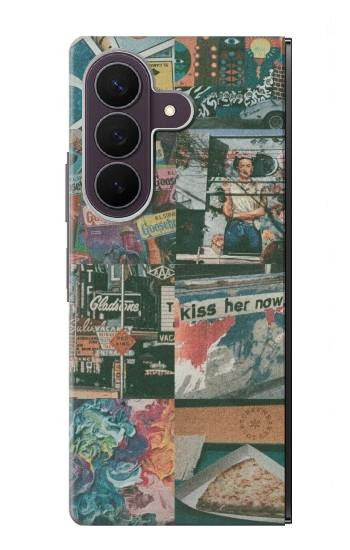 S3909 ビンテージ ポスター Vintage Poster Samsung Galaxy Z Fold 8 Ultra バックケース、フリップケース・カバー