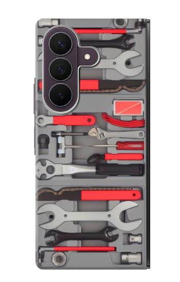 S3921 自転車修理ツール グラフィック ペイント Bike Repair Tool Graphic Paint Samsung Galaxy Z Fold 8 Ultra バックケース、フリップケース・カバー