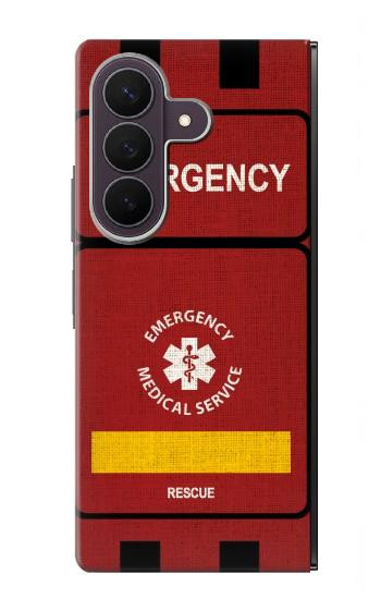 S3957 救急医療サービス Emergency Medical Service Samsung Galaxy Z Fold 8 Ultra バックケース、フリップケース・カバー