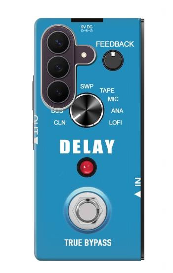 S3962 ギターアナログディレイグラフィック Guitar Analog Delay Graphic Samsung Galaxy Z Fold 8 Ultra バックケース、フリップケース・カバー