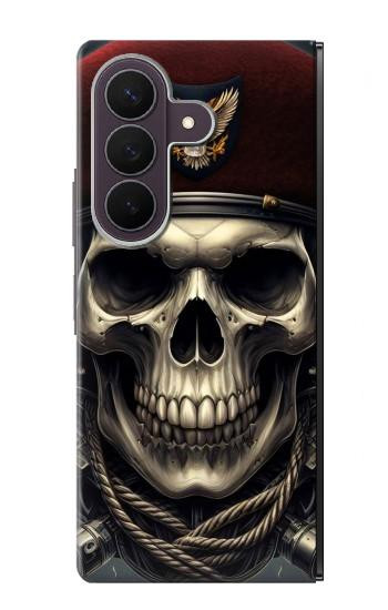 S4014 スカル ソルジャー アーミー Skull Soldier Army Samsung Galaxy Z Fold 8 Ultra バックケース、フリップケース・カバー