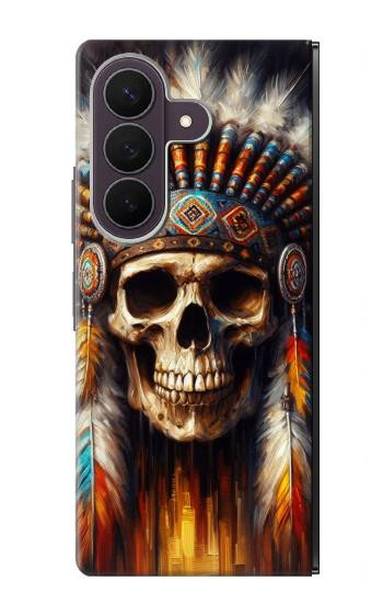 S4016 ネイティブ スカル Native Skull Samsung Galaxy Z Fold 8 Ultra バックケース、フリップケース・カバー