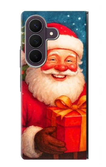 S4046 ハッピーサンタ Happy Santa Samsung Galaxy Z Fold 8 Ultra バックケース、フリップケース・カバー