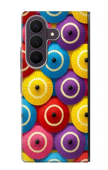 S4065 蛇の目傘柄 Snake Eye Umbrella Pattern Samsung Galaxy Z Fold 8 Ultra バックケース、フリップケース・カバー