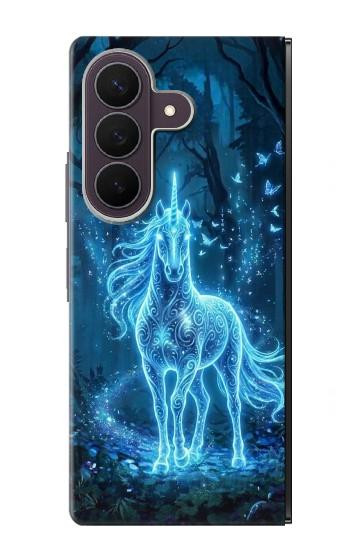 S4104 幻想の森の精霊馬 Mystical Forest Spirit Horse Fantasy Samsung Galaxy Z Fold 8 Ultra バックケース、フリップケース・カバー