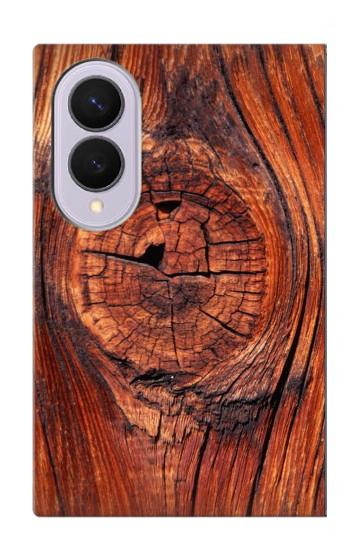 S0603 木材 グラフィックプリント Wood Graphic Printed Samsung Galaxy Z Fold 8 バックケース、フリップケース・カバー