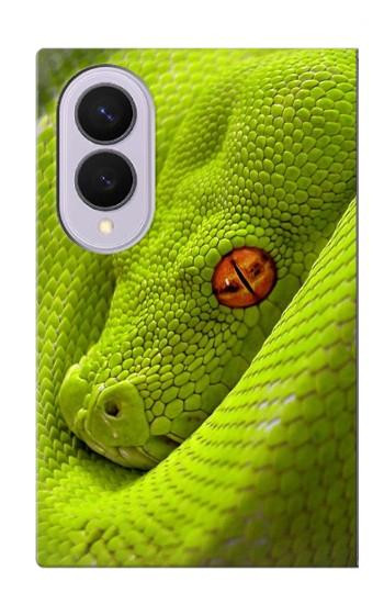 S0785 グリーンスネーク Green Snake Samsung Galaxy Z Fold 8 バックケース、フリップケース・カバー